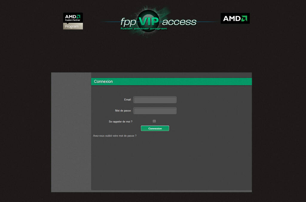 fpp AMD Accueil - Capture d'écran
