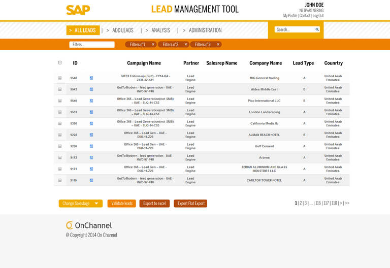 Le lead Management tool