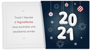 Visuel bonne année 2021 - Facebook pour Agriaffaires