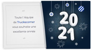 Visuel bonne année 2021 - Facebook pour Truckscorner