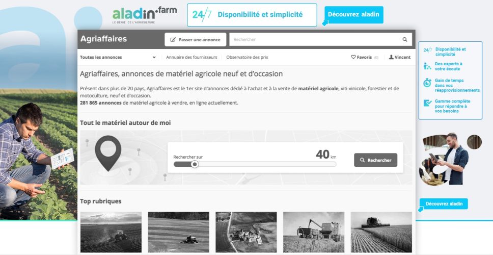 Visuel Desktop pour l'arche Aladin
